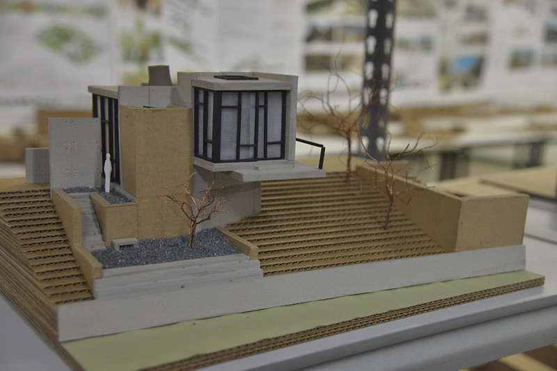 A model of a design made by students.