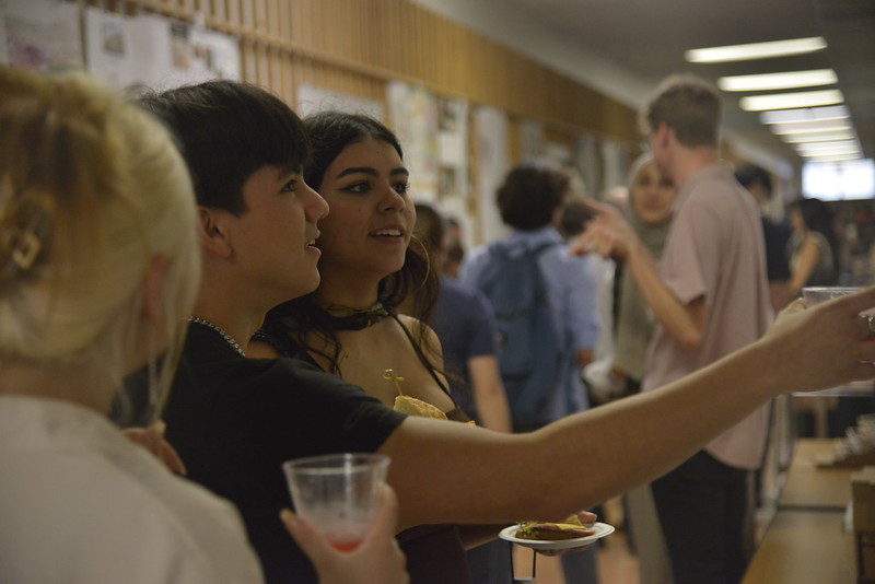 Students at the Art Open House
