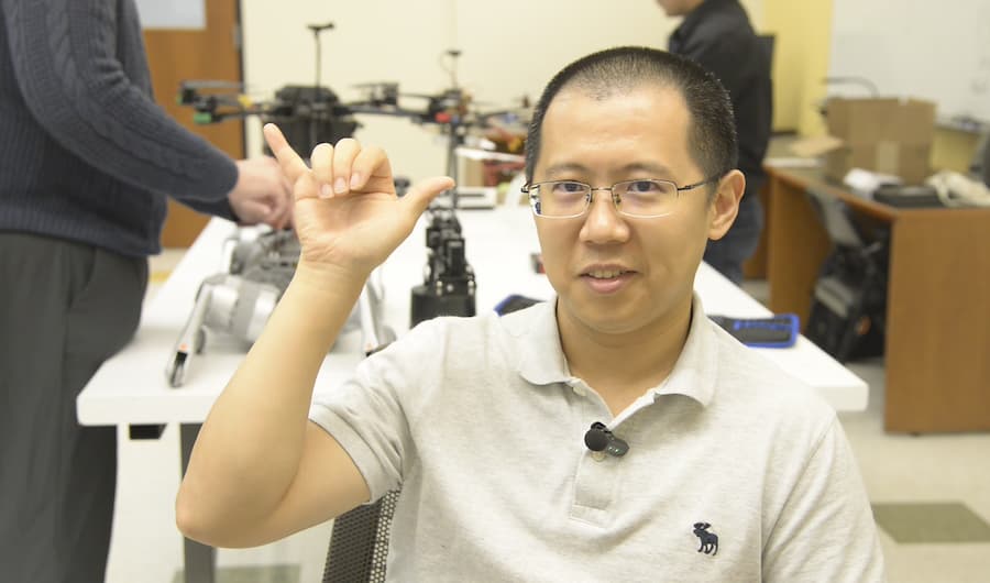 Chen Pan doing Birds Up!