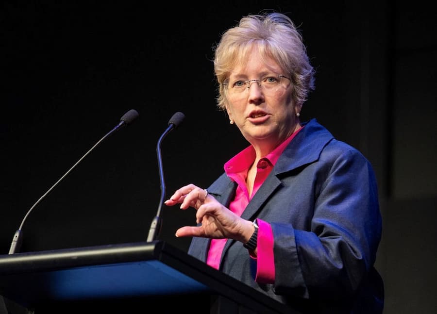 JoAnn giving her keynote speech