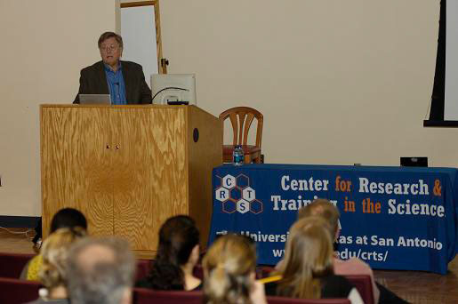 Bruce McEwen at the podium