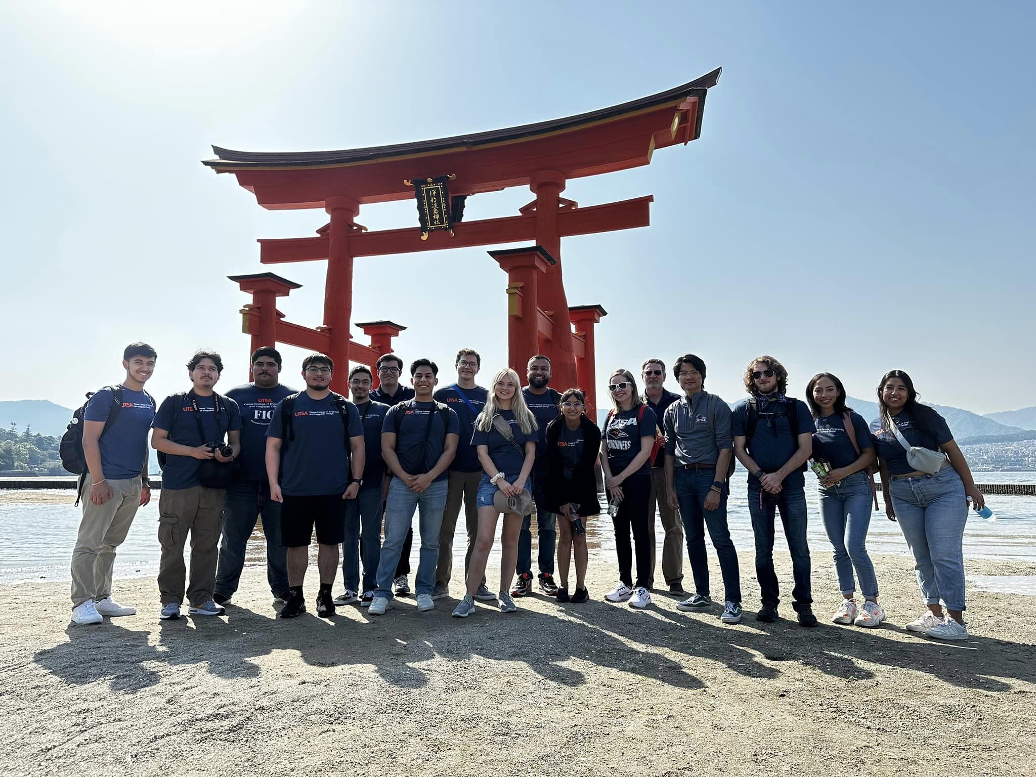 Klesse students in Japan