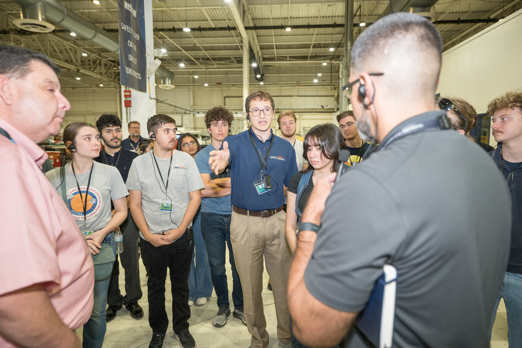 Students at the Tour