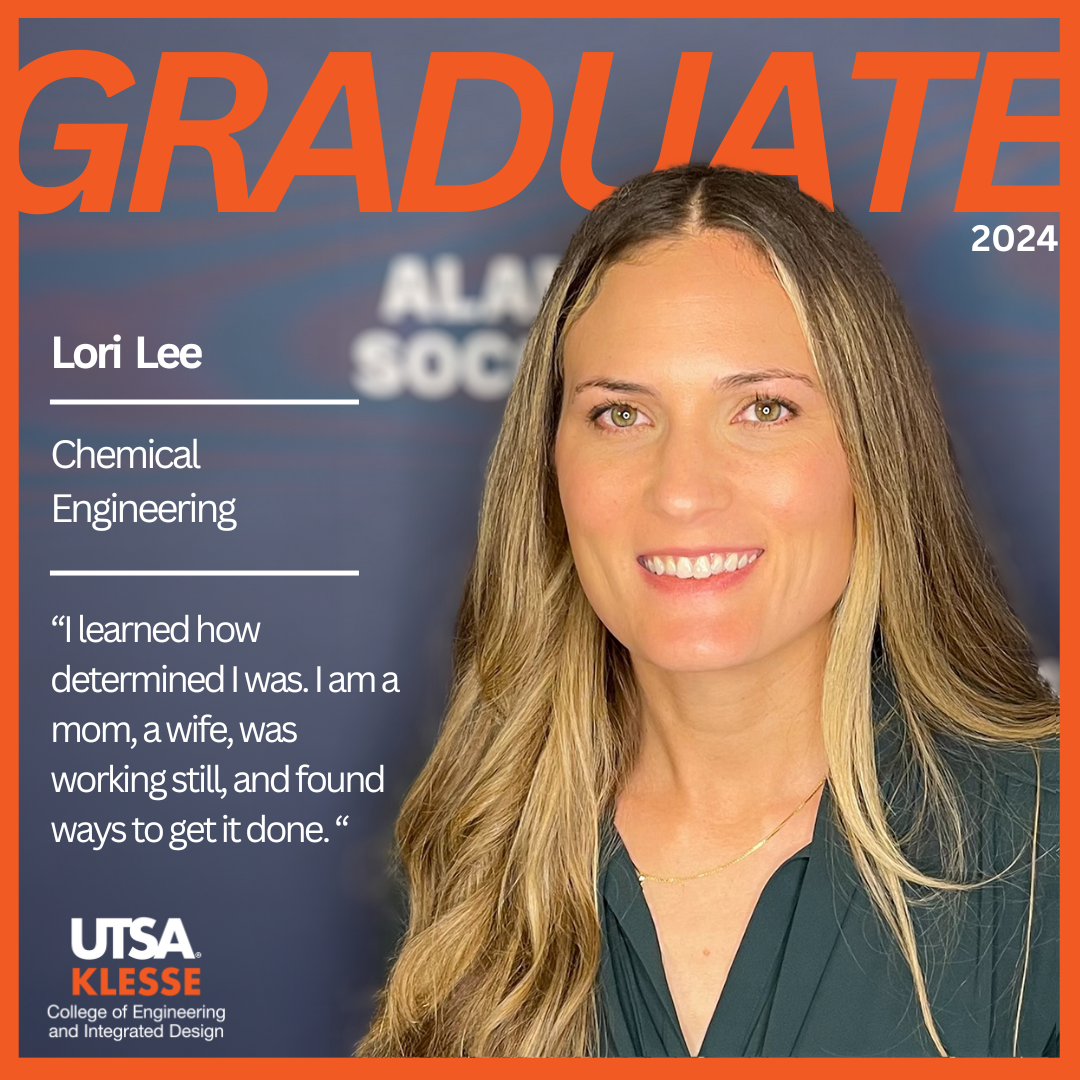 Lori Lee, UTSA Chemical Engineering 2024