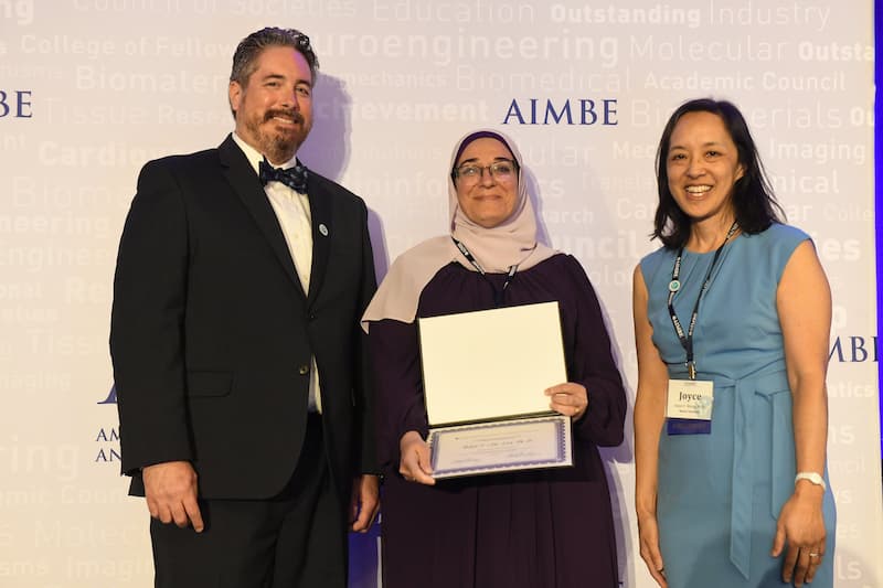 Abu-Lail inducted in AIMBE for her leadership and contributions to the cellular and molecular profiling of bacteria and chondrocytes, placing her among the top 2% of engineers in the biological and medical fields.