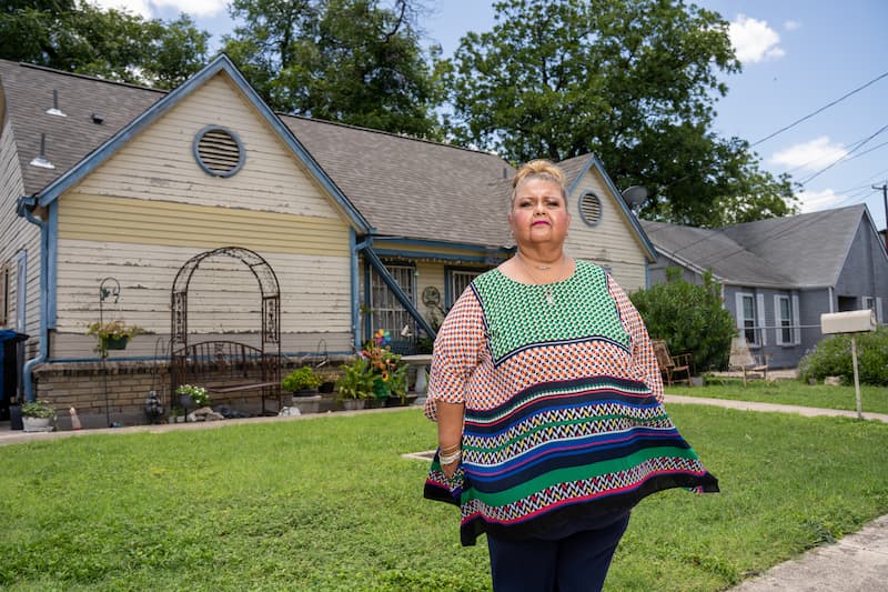 Perla Lara is a Westside resident in San Antonio who is a part of a UT San Antonio research project aiming to to mitigate extreme heat in homes.