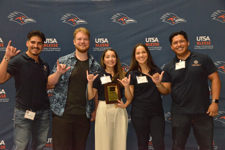 The Munavella Group Engineers team took first place for the Design II category at the Tech Symposium.