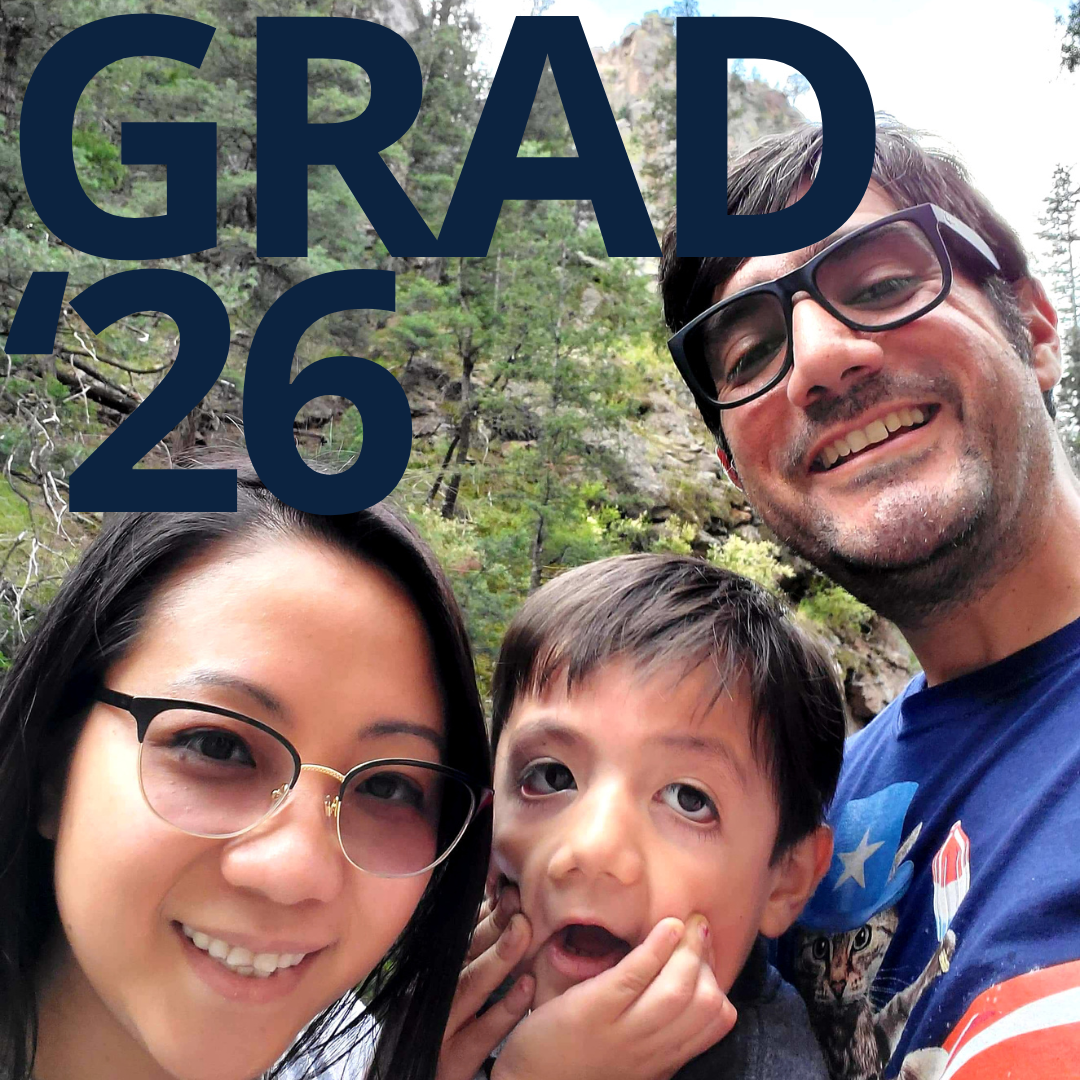 Khanh with her family.