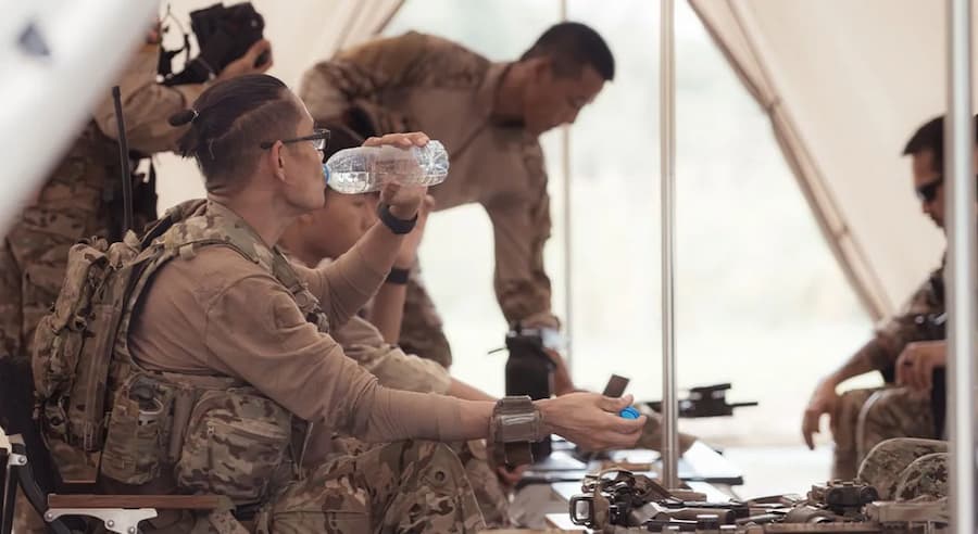 Image of soldiers in military uniform.