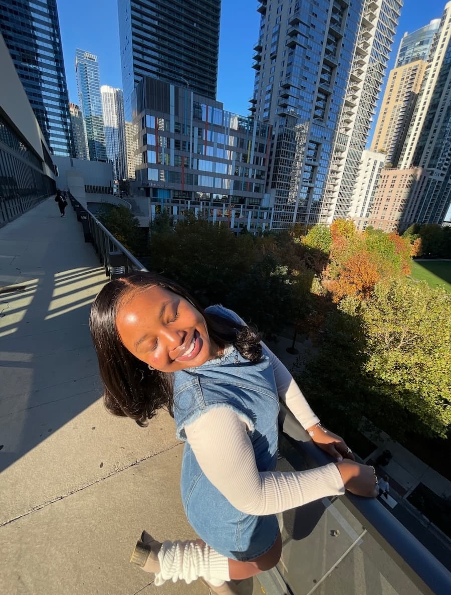 Angel in Chicago at a society of women engineers (SWE) conference.