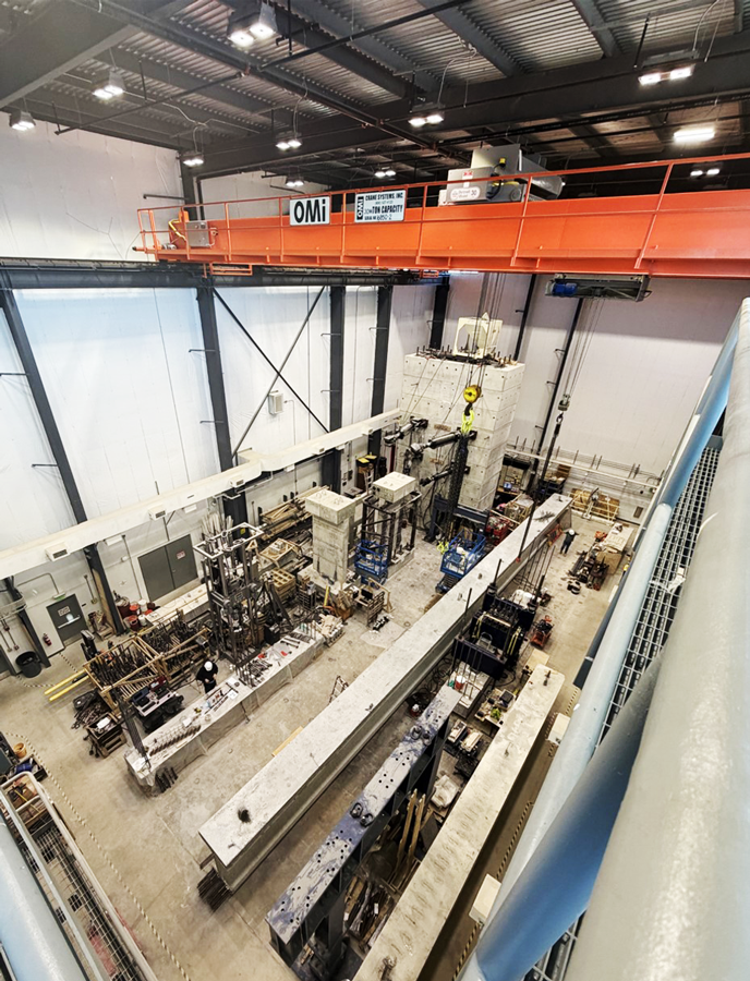 Bird's eye view of the Large-Scale Testing Laboratory