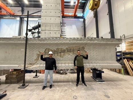 Grad Students with Girders