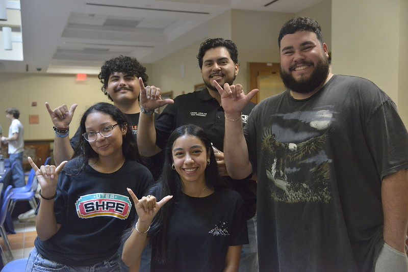 Students doing Birds Up!